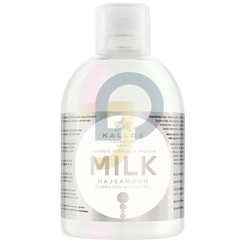 Kallos KJMN MILK šampón na vlasy s mliečnymi proteínmi 1000 ml