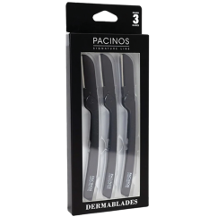 Pacinos Derma Blades Set žiletek na obličej a obočí 3 ks