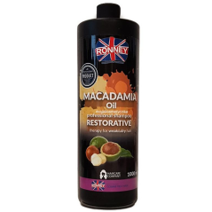 Ronney MACADAMIA Oil Posilňujúci šampón na slabé a suché vlasy 1000 ml
