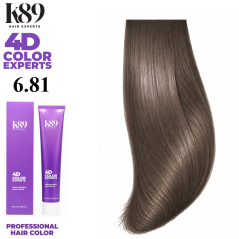 K89 4D Color Experts profesionálna farba na vlasy 6.81