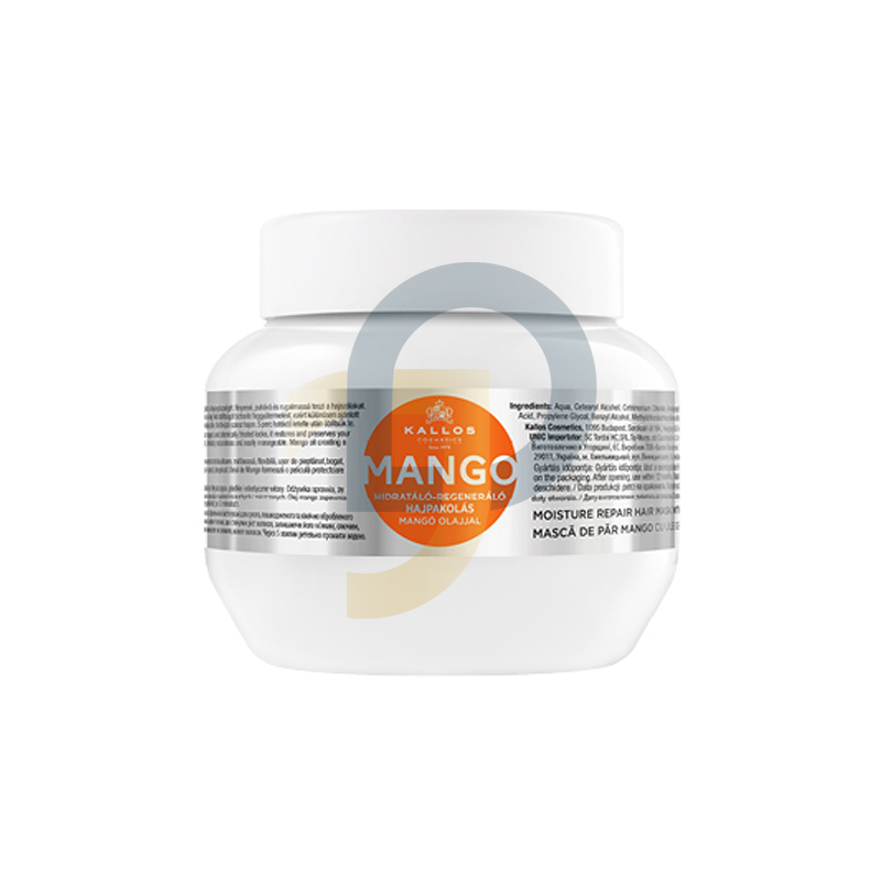 Kallos KJMN MANGO hidratáló és regeneráló hajpakolás - kötet: 275 ml Kallos KJMN MANGO hidratáló és regeneráló hajpakolás - kötet: 275 ml