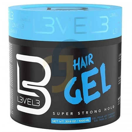 L3VEL3 Hair Gel Super Strong Hold XXL - Termék volumene: 1000 ml