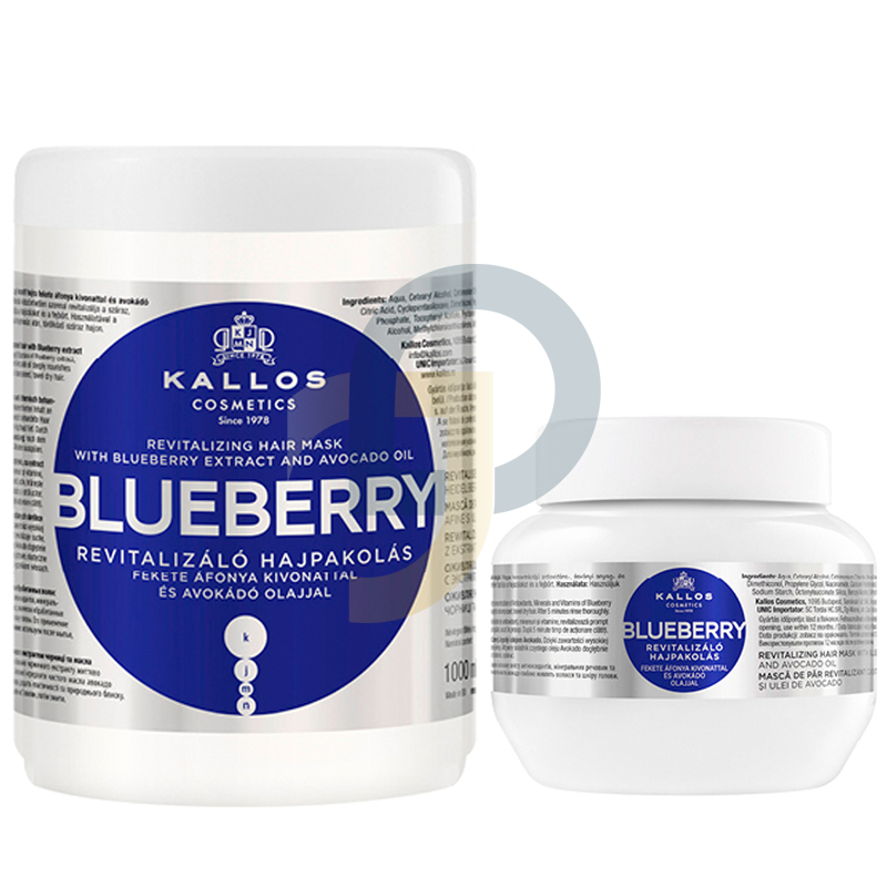 Kallos KJMN BLUEBERRY maska na vlasy