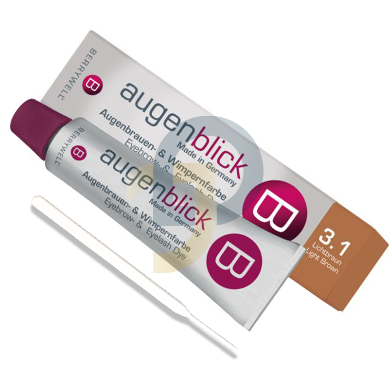 Berrywell farba na obočie a mihalnice s aplikátorom č.3.1 svetlo hnedá 15 ml