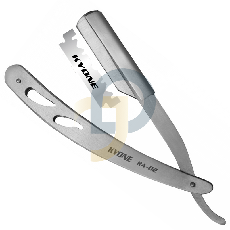 KYONE RA-02 kovová britva pre polovičné žiletky + 20 žiletiek