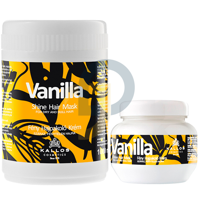 Kallos VANILLA maska na suché a matné vlasy