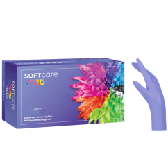 Nitrilové rukavice Soft Care VIVID PURPLE 100 ks