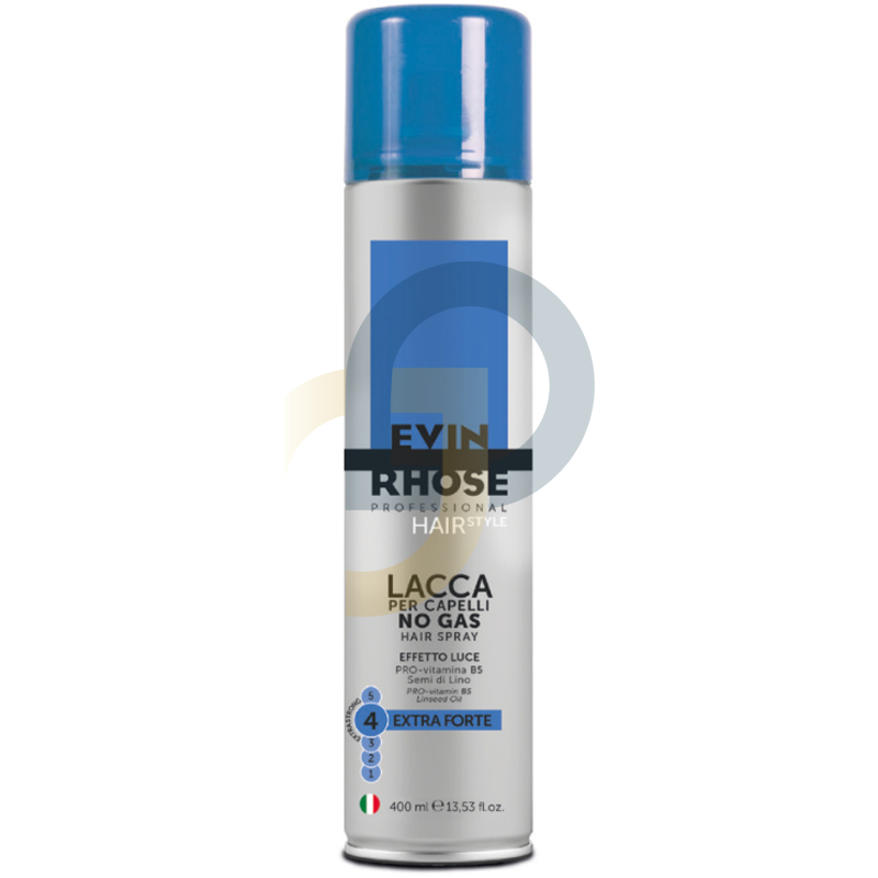 EVIN RHOSE Extra Forte NO GAS lak na vlasy 400 ml