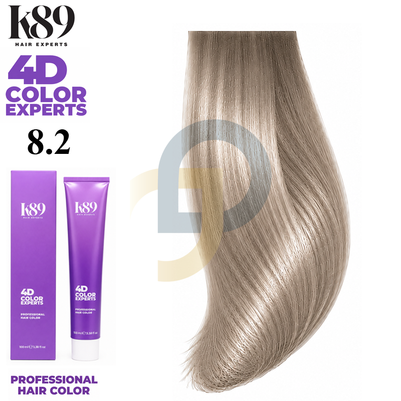 K89 4D Color Experts profesionálna farba na vlasy 8.2