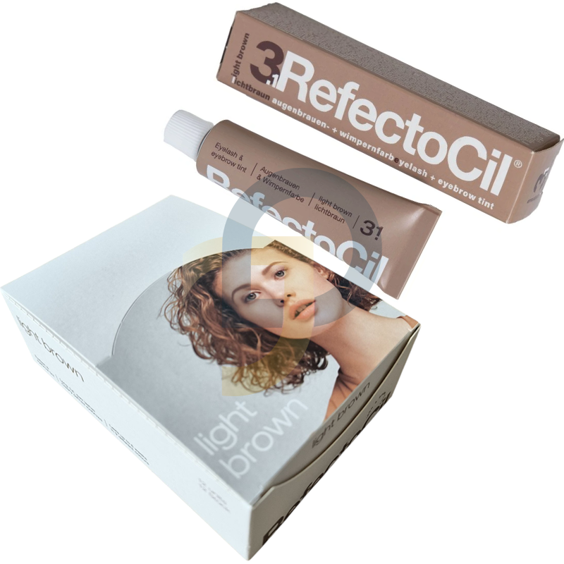 RefectoCil szemöldökfesték világosbarna 3.1-es szám, 12 db / 1 csomag