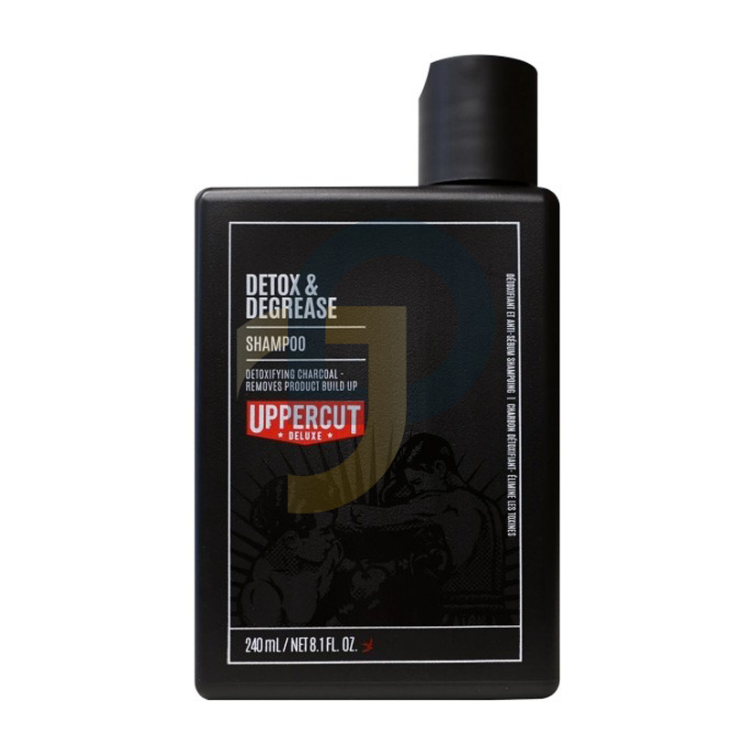 Uppercut Deluxe Detox & Degrease sampon zsíros hajra 240 ml