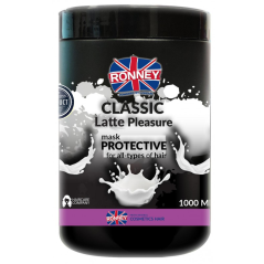 Ronney CLASSIC LATTE Pleasure Ochranná maska na vlasy 1000 ml