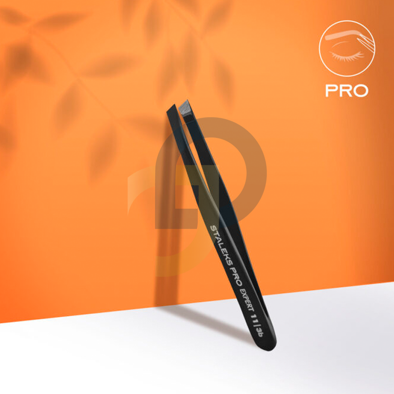 STALEKS Professzionális szemöldökcsipesz EXPERT 11 TYPE 3B fekete