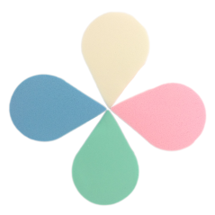 Hubka na make-up 4 ks v bal. slza