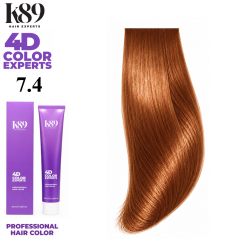 K89 4D Color Experts professzionális hajfesték 7.4