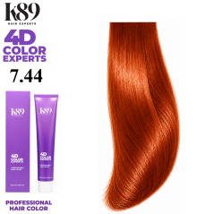 K89 4D Color Experts professzionális hajfesték 7.44