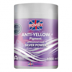 Ronney Silver Power Anti-YELLOW maska na vlasy
