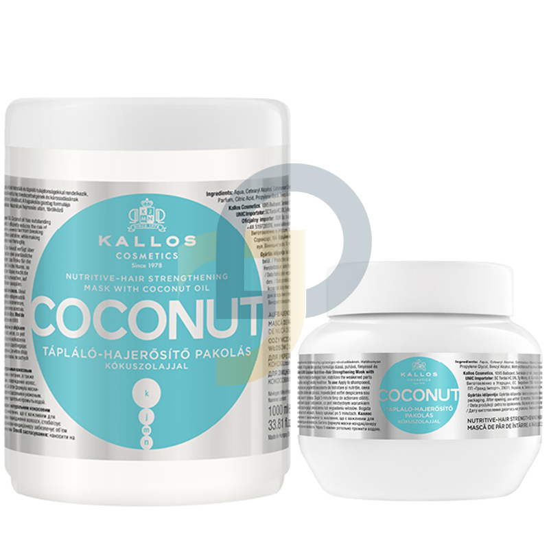 Kallos KJMN COCONUT hajpakolás kókuszolajjal