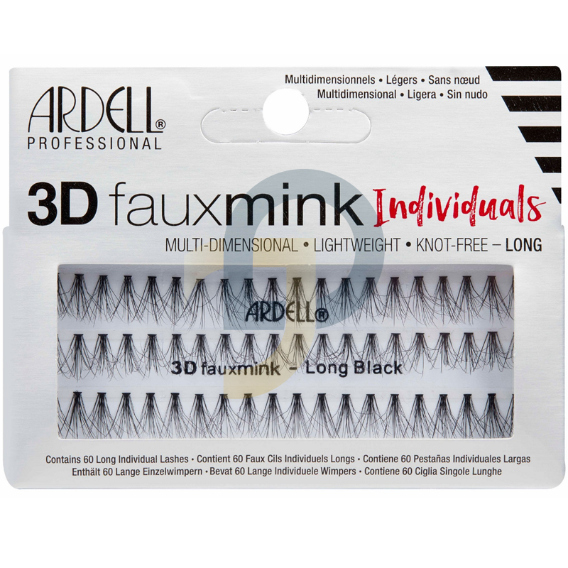 Ardell 3D Faux Mink LONG Trsové řasy