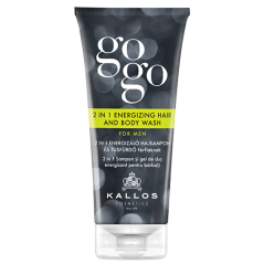 Kallos GOGO 2in1 tělový a vlasový sprchový gel PRO MUŽE 200 ml
