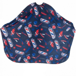 EUROstil Barber Line pláštenka na strihanie farebná