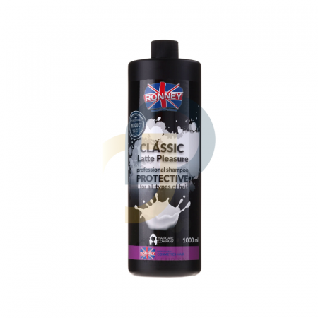 Ronney CLASSIC LATTE Pleasure Ochranný šampón na vlasy - Objem: 1000 ml