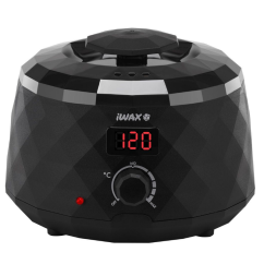 iWax DIAMOND TECH Szőrtelenítő viaszmelegítő 400 ml 100W FEKETE