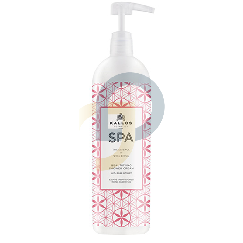 Kallos SPA Beautifying szépítő tusfürdő rózsakivonattal 1000 ml