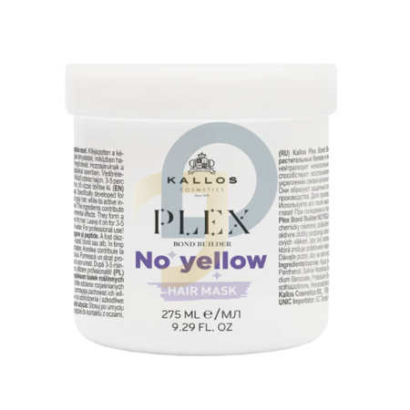 Kallos PLEX NO YELLOW maska na vlasy proti žltým tónom - Objem: 275 ml