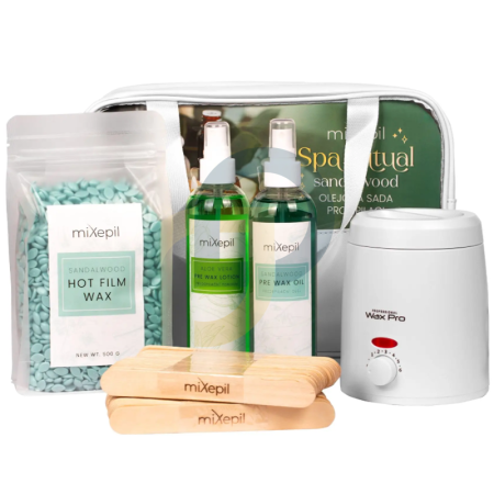 Mixepil Sada na depiláciu Oil SPA Ritual SANDALWOOD