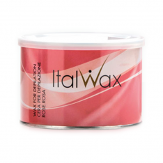 ItalWax Depilačný vosk v plechovke RUŽA 400 ml