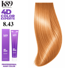K89 4D Color Experts profesionální barva na vlasy 8.43
