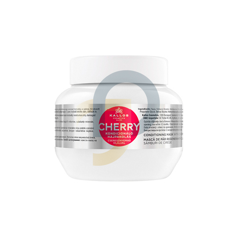 Kallos KJMN CHERRY hajpakolás cseresznemag-kivonattal - kötet: 275 ml