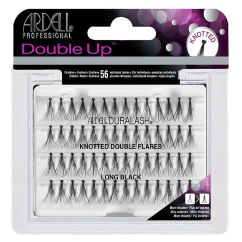 Ardell Double Up Knotted trsy zdvojené s uzlíkem Long Black – dlouhé