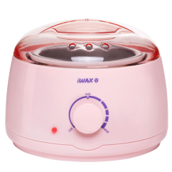 iWAX Szőrtelenítő viasz melegítő dobozban RÓZSASZÍN