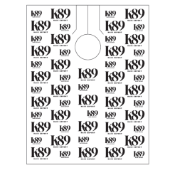 K89 Kc Hyaluronic Jednorázové kadernícke pláštenky s logom 50 ks