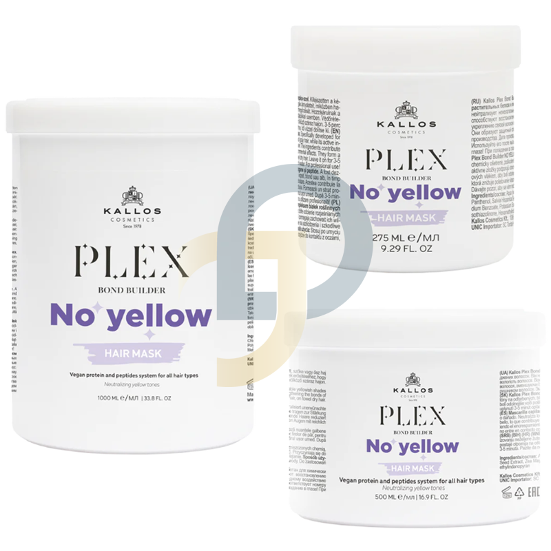 Plex Bond Builder NO YELLOW hamvasító hajpakoló krém növényi proteinnel és peptid komplex-szel
