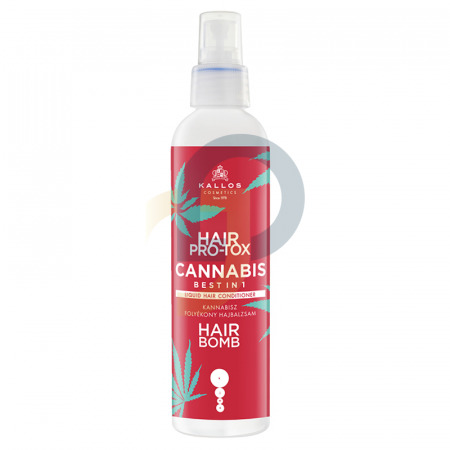 KJMN Kallos Hair Pro-tox Kannabisz Best in 1 Folyékony Balzsam Kendermagolajjal 200ml