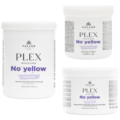 Kallos PLEX NO YELLOW maska ​​na vlasy proti žlutým tónům