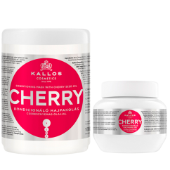 Kallos KJMN CHERRY hajpakolás cseresznemag-kivonattal