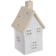 Keramický domeček krémový