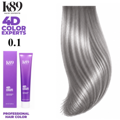 K89 4D Color Experts professzionális hajfesték 0.1 Grey