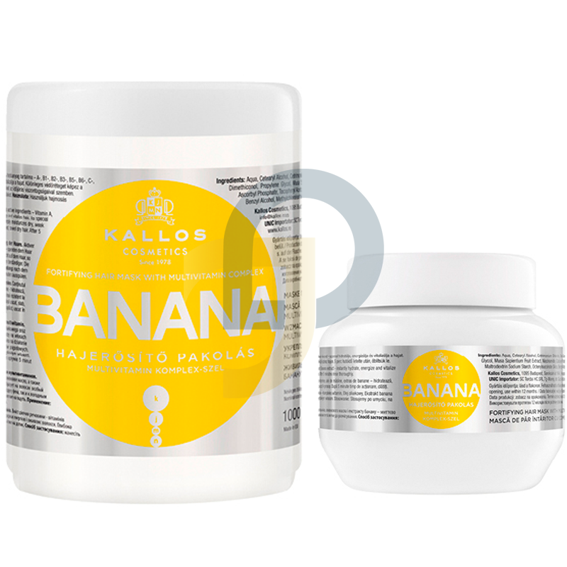 Kallos KJMN BANANA erősítő hajmaszk