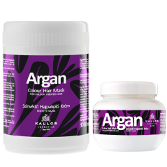Kallos ARGAN maska na barvené vlasy