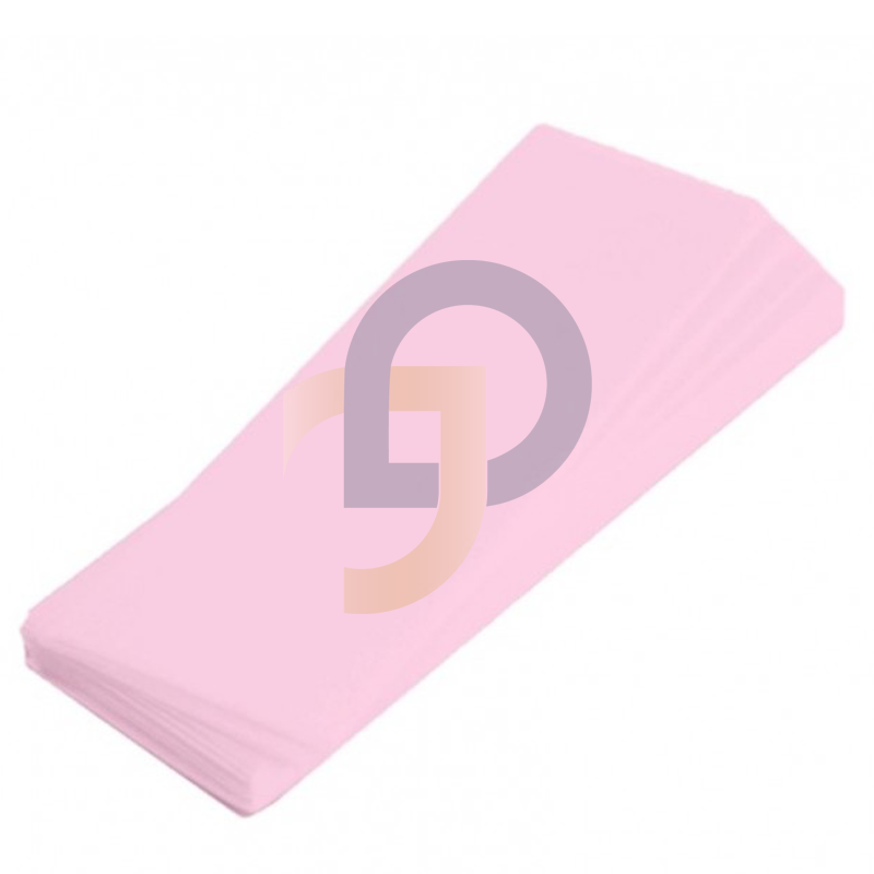 Szőrtelenítő papír rózsaszín 100 db 7cm x 20cm