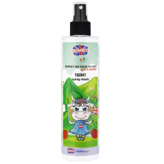 RONNEY KIDS Juicy Cherry 15 in 1 Spray mask hajmaszk sprayben 285 ml