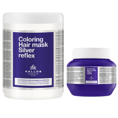 Kallos Coloring Silver Reflex Strieborná maska na vlasy proti žltnutiu