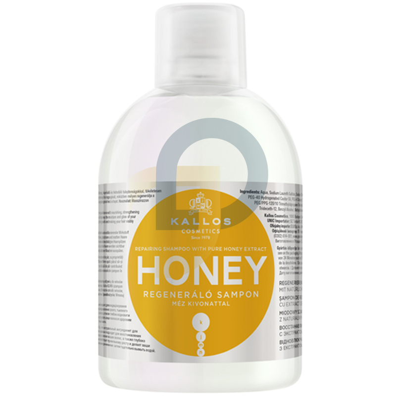 Kallos KJMN HONEY regeneračný šampón na vlasy 1000 ml