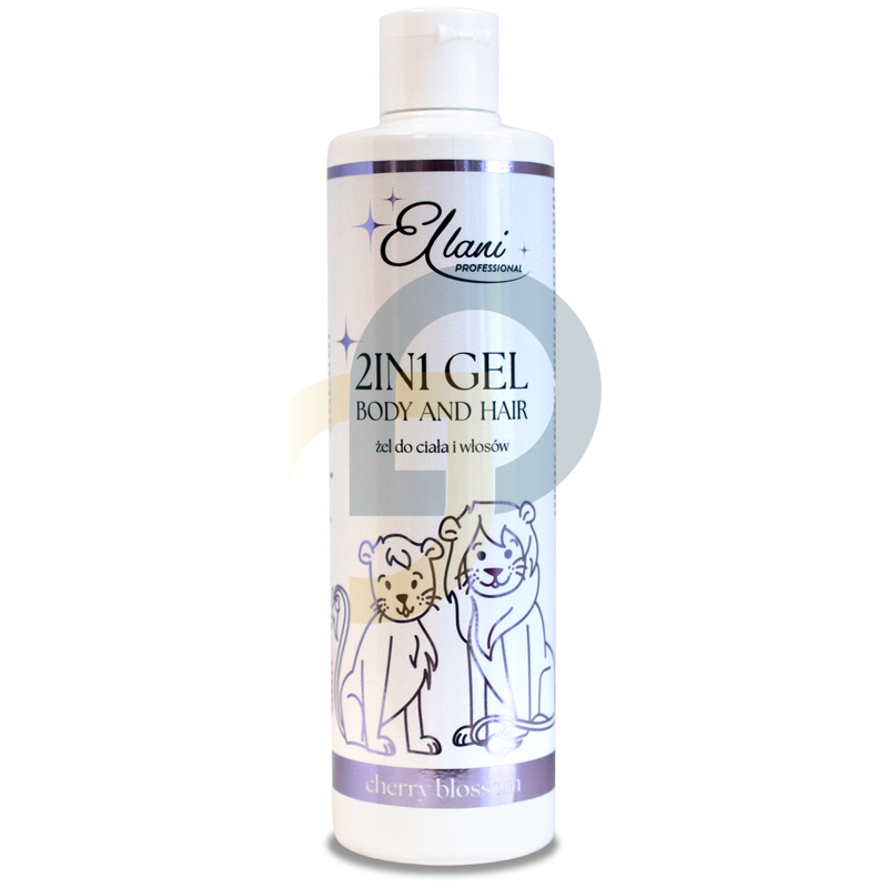 ELLANI KIDS Delicate Cherry 2in1 sprchový gél a šampón 300 ml
