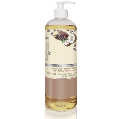 Lady STELLA Ošetrujúci masážny olej Čokoláda & Kokos 1000 ml